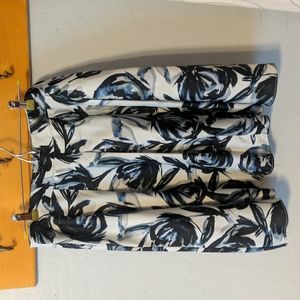 The Limited Flower Blue Skirt